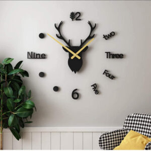 Wooden Markhoor Wall Clock (Mr-005)